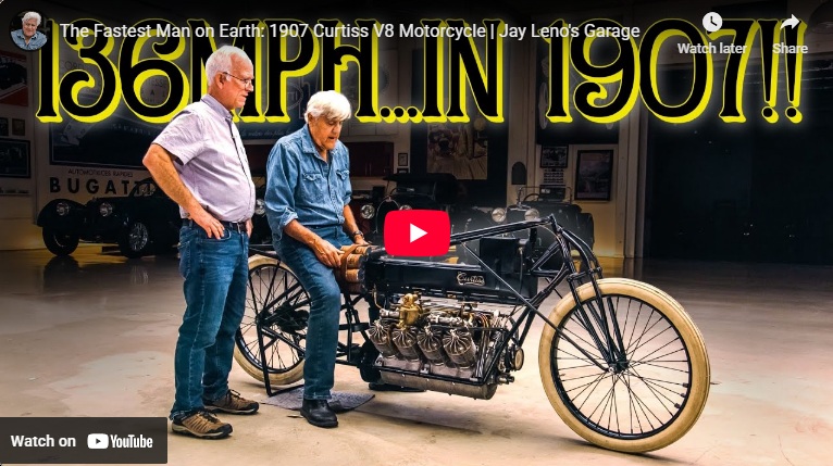 1907 Curtiss V8 Motorcycle | Jay Leno's Garage